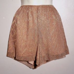 KENDALL & KYLIE • Rose Gold Shimmery Skort